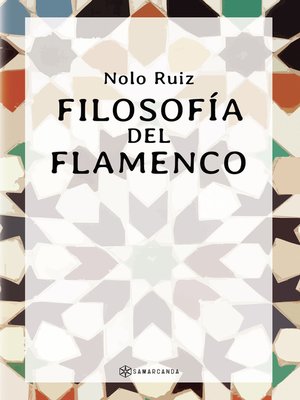cover image of Filosofía del Flamenco